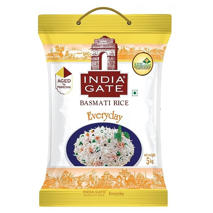 India Gate Basmati Rice Everyday 5 kg